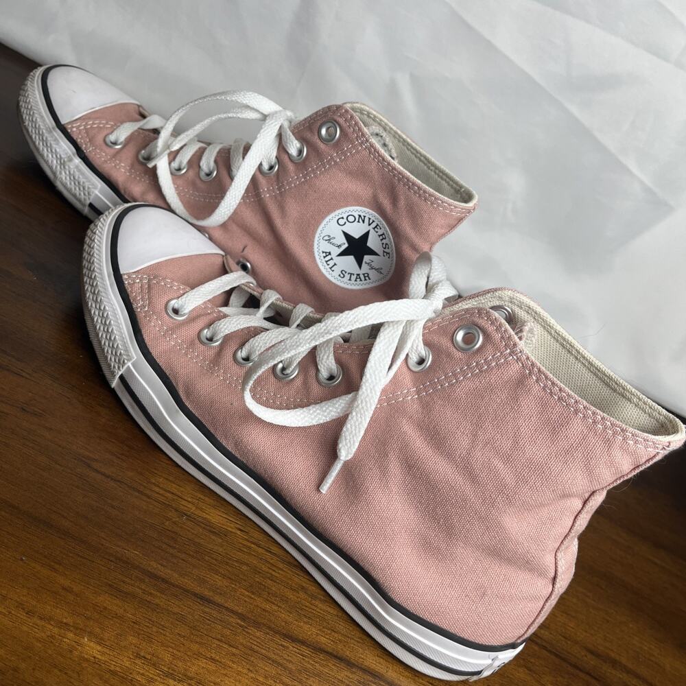 Converse Chuck Taylor All Star Hi Shoes Canyon Dusk Pink Men’s 8 Women’s 10 - Picture 5 of 13
